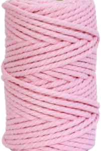 hilo de macrame rosa